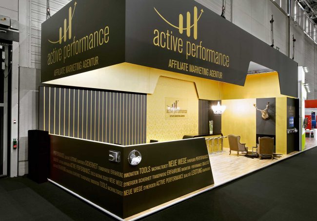 Messestand: Active Performance GmbH - Messe: Dmexco - Messestandort: Köln - 60m² - Reihenstand