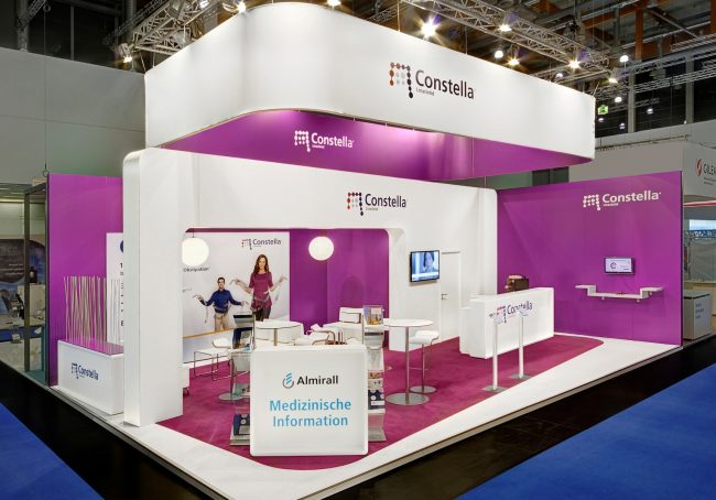 Almirall DGVS Messestand von Blickfang Messebau