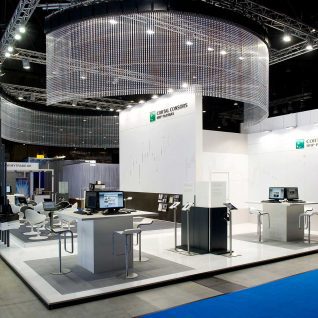 Messestand: cortal consors - Messe: Invest - Messestandort: Stuttgart - Standfläche: 126m² - Standtyp: Kopfstand