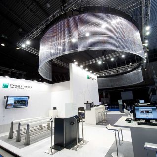 Messestand: cortal consors - Messe: Invest - Messestandort: Stuttgart - Standfläche: 126m² - Standtyp: Kopfstand