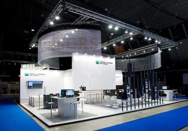 Messestand: cortal consors - Messe: Invest - Messestandort: Stuttgart - Standfläche: 126m² - Standtyp: Kopfstand