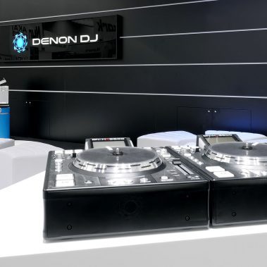 Messestand: DENON DJ - Messe: Musikmesse - Messestandort: Frankfurt - Standfläche: 80m² - Standtyp: Kopfstand
