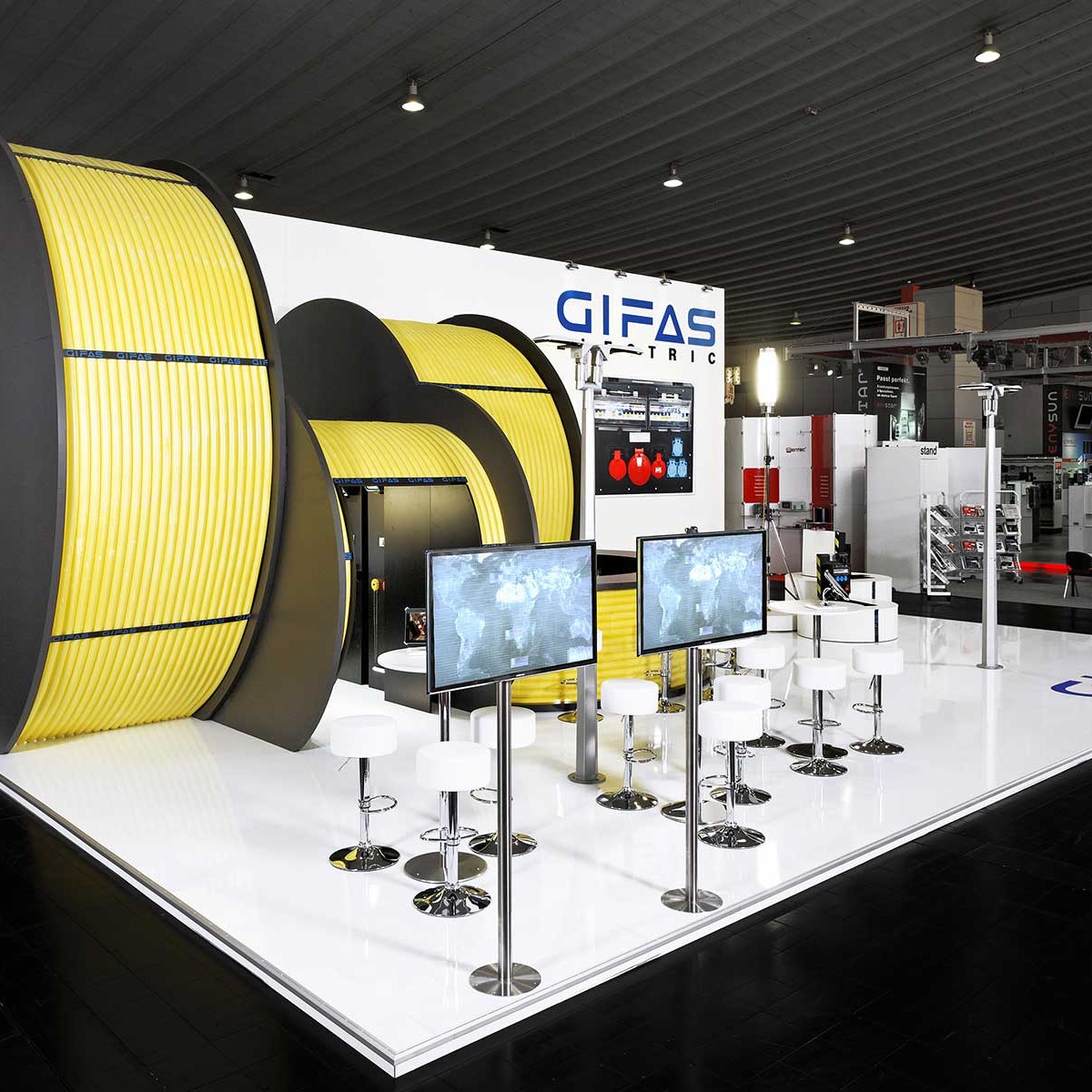 GIFAS ELECTRIC Messestand Gifas Messestand auf der Elektrotechnikmesse in Dortmund