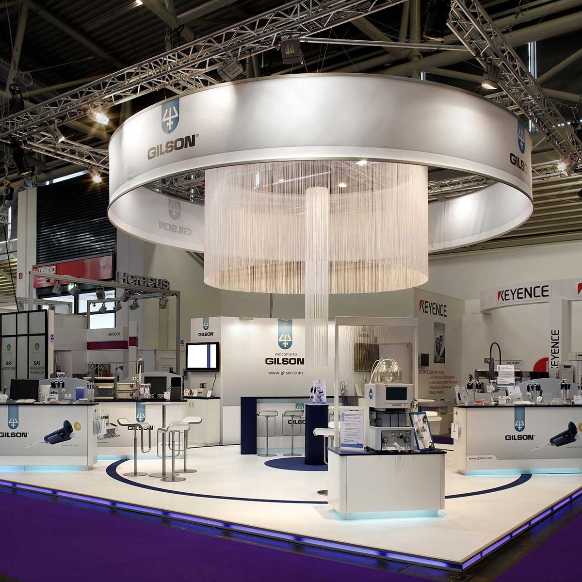 Gilson Messestand GILSON Messestand auf der Analytica in München