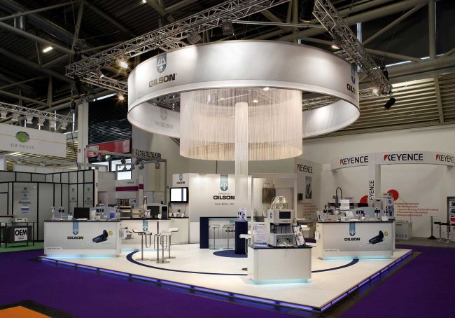 GILSON Messestand auf der Analytica in München