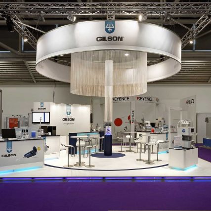 GILSON Messestand auf der Analytica in München