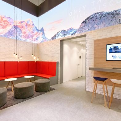 Messestand: HRS GmbH - Messe: ITB - Messestandort: Berlin - Standfläche: 180m² - Standtyp: Eckstand