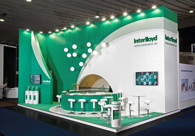 INTERLLOYD Messestand von Blickfang Messebau