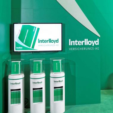 Interlloyd Messestand Detailaufnahme