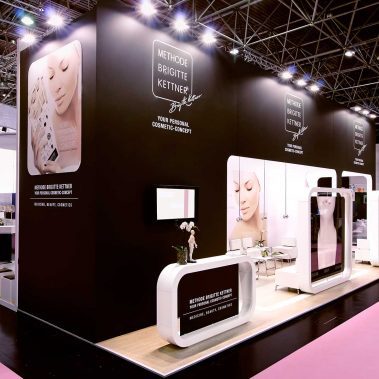 BRIGITTE KETTNER Messestand von Blickfang Messebau