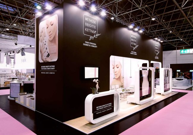 BRIGITTE KETTNER Messestand von Blickfang Messebau