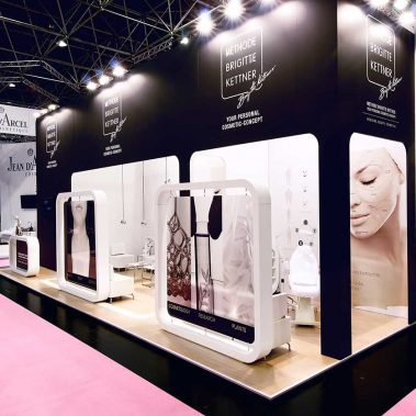 BRIGITTE KETTNER Messestand auf der Beauty in Düsseldorf