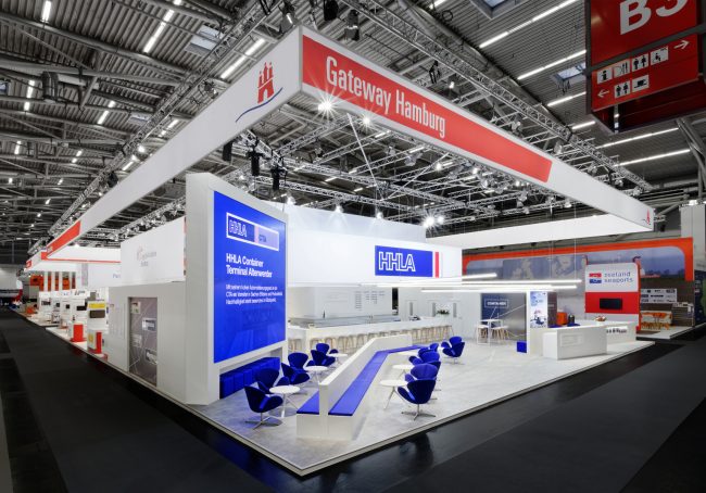 Messestand Hafen Hamburg 4