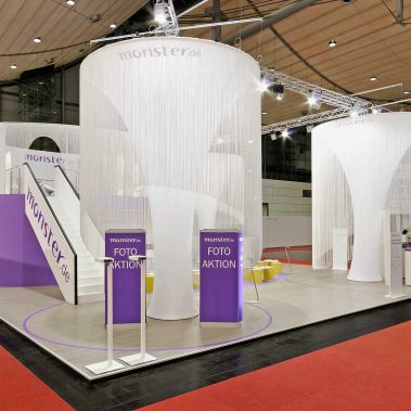 Monster.de Messestand auf der CeBit in Hannover