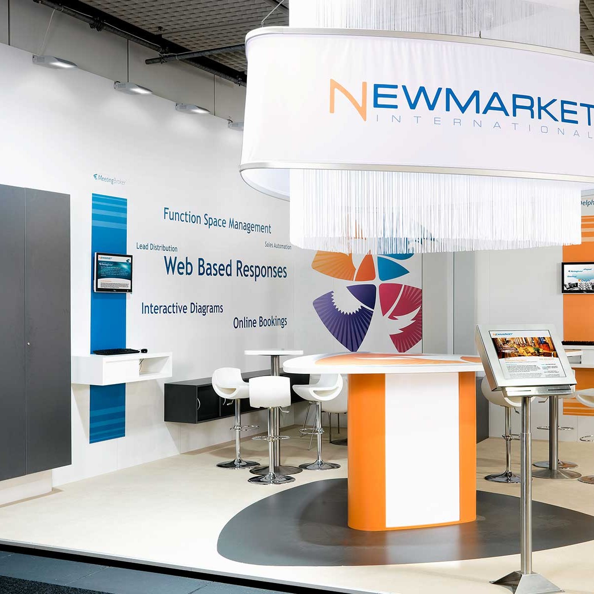 NEWMARKET Messestand von Blickfang Messebau NEWMARKET Messestand von Blickfang Messebau