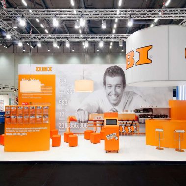 OBI Messestand