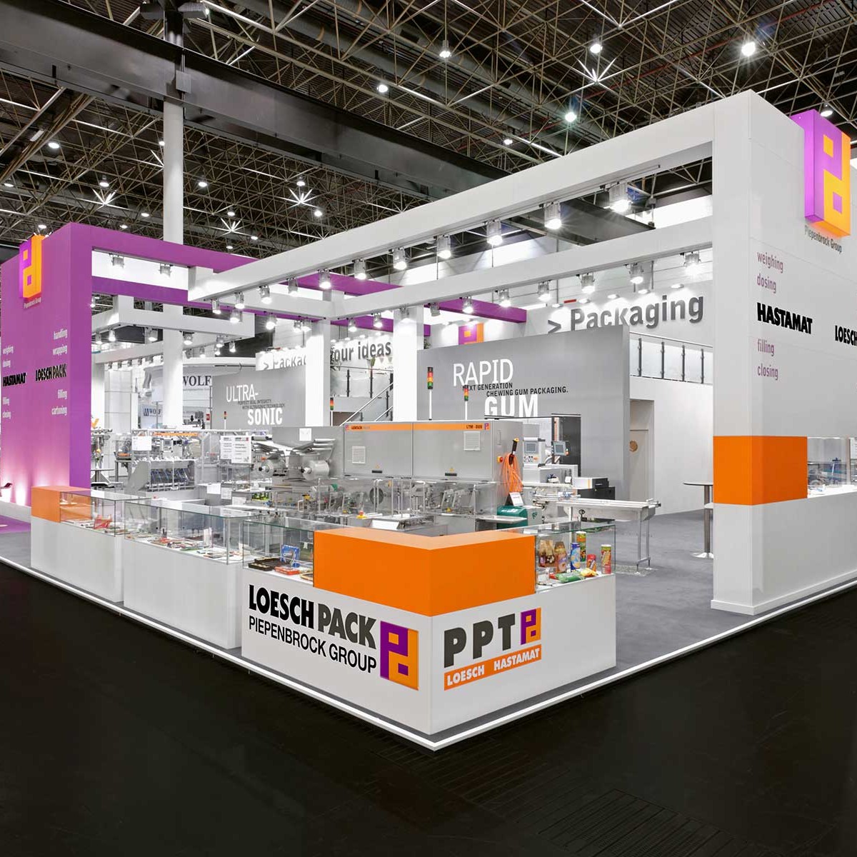 Piepenbrock Messestand Piepenbrock Messestand auf der Interpack in Düsseldorf