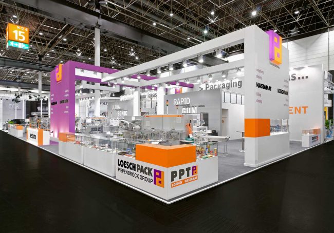 Piepenbrock Messestand auf der Interpack in Düsseldorf