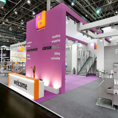 Piepenbrock Messestand auf der Interpack in Düsseldorf
