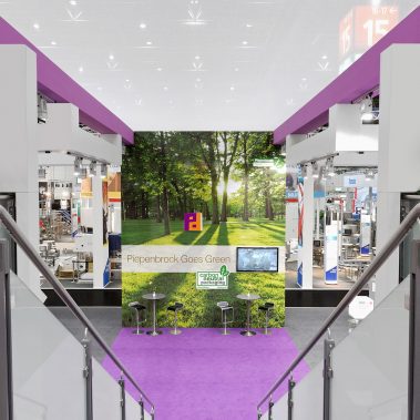 Piepenbrock Messestand auf der Interpack in Düsseldorf