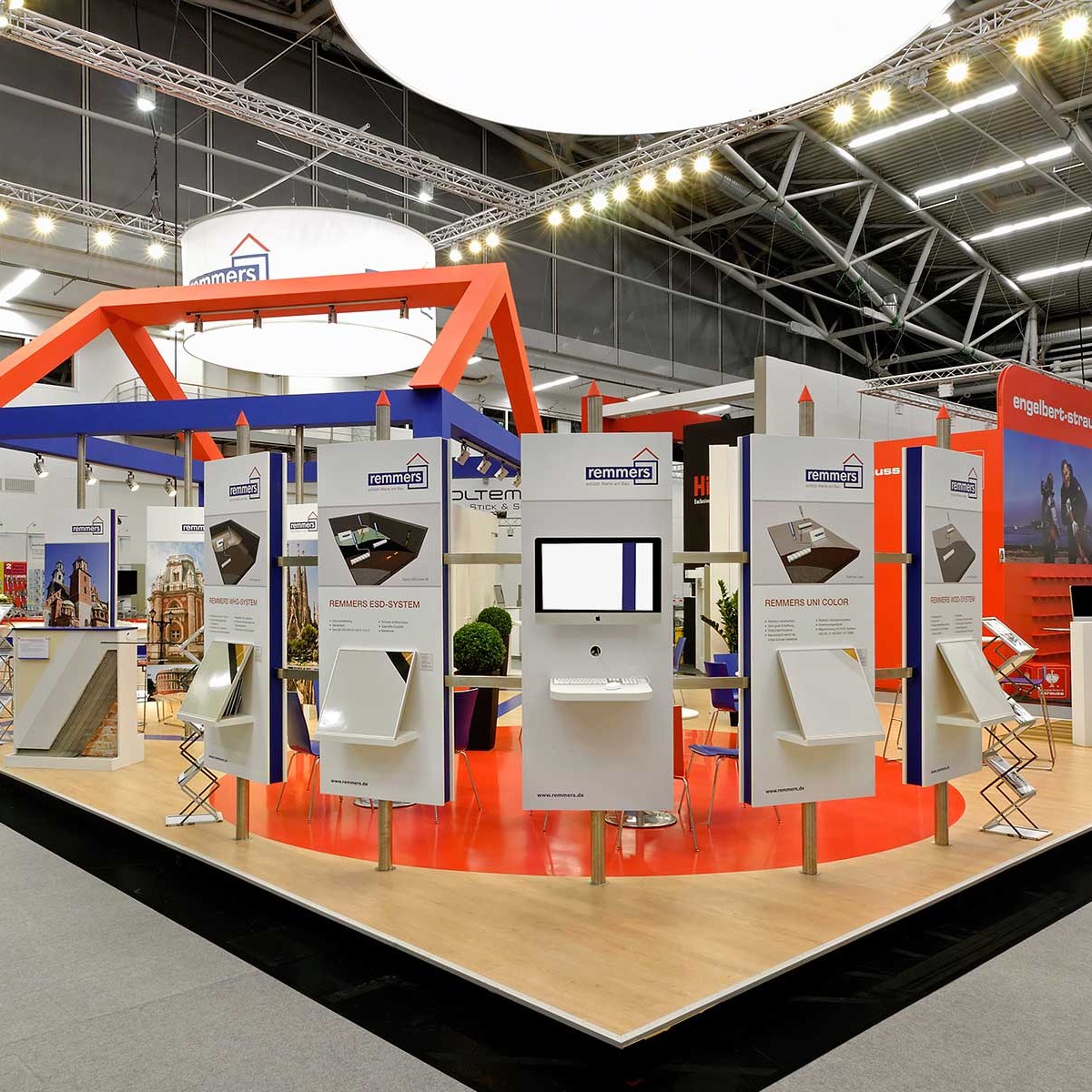 REMMERS Messestand REMMERS Messestand von Blickfang Messebau auf der Bau in München