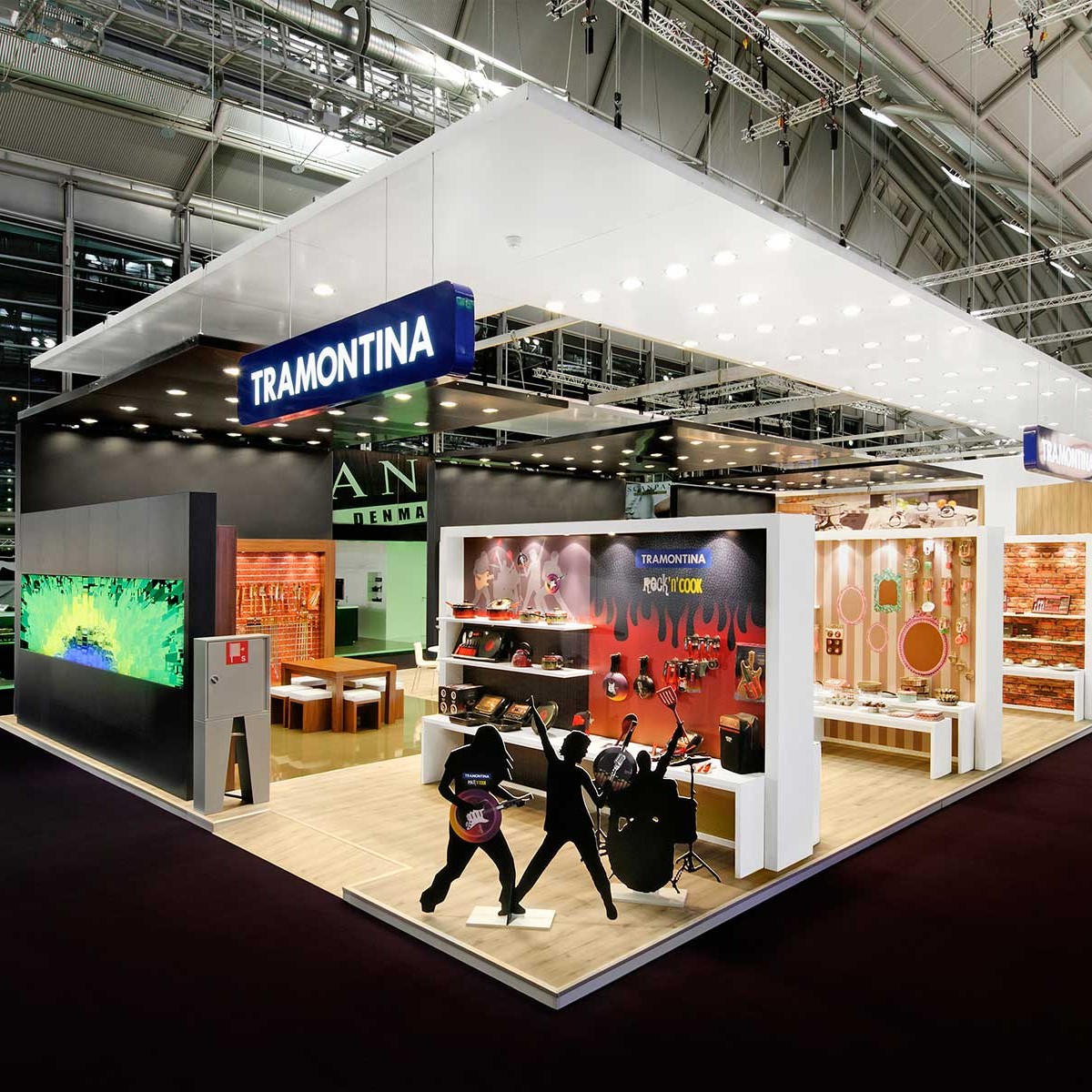 TRAMONTINA Messestand Messestand: Tramontina Germany GmbH - Messe: Ambiente - Messestandort: Frankfurt - Standfläche: 253m² - Standtyp: Kopfstand
