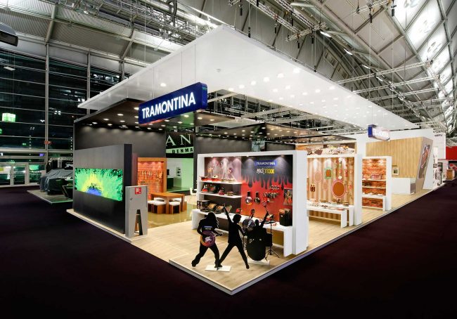 Messestand: Tramontina Germany GmbH - Messe: Ambiente - Messestandort: Frankfurt - Standfläche: 253m² - Standtyp: Kopfstand