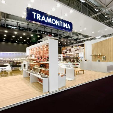 Messestand: Tramontina Germany GmbH - Messe: Ambiente - Messestandort: Frankfurt - Standfläche: 253m² - Standtyp: Kopfstand