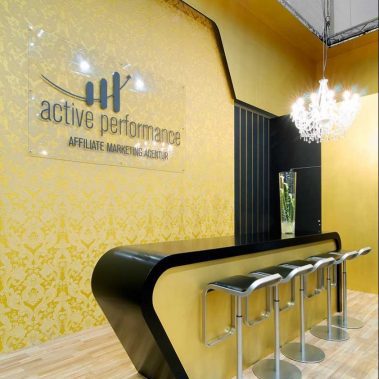 Messestand: Active Performance GmbH - Messe: Dmexco - Messestandort: Köln - 60m² - Reihenstand