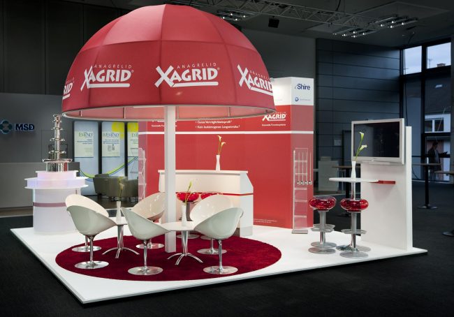 Shire Messestand DGHO Stuttgart von Blickfang Messebau