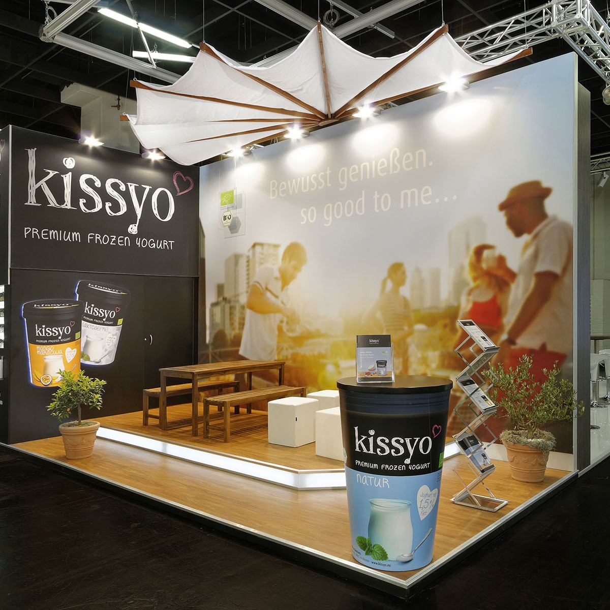 Kissyo Anuga Köln Messestand von Blickfang Messebau GmbH Kissyo Anuga Köln Messestand von Blickfang Messebau GmbH