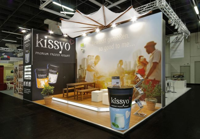 Kissyo Anuga Köln Messestand von Blickfang Messebau GmbH
