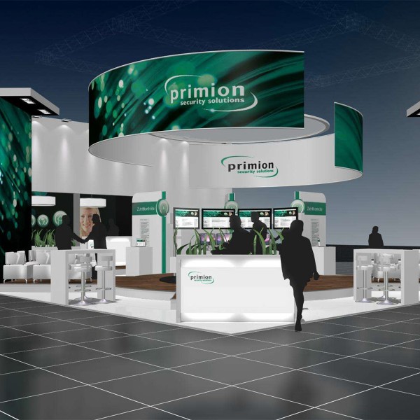 Primion Entwurf Messedesign