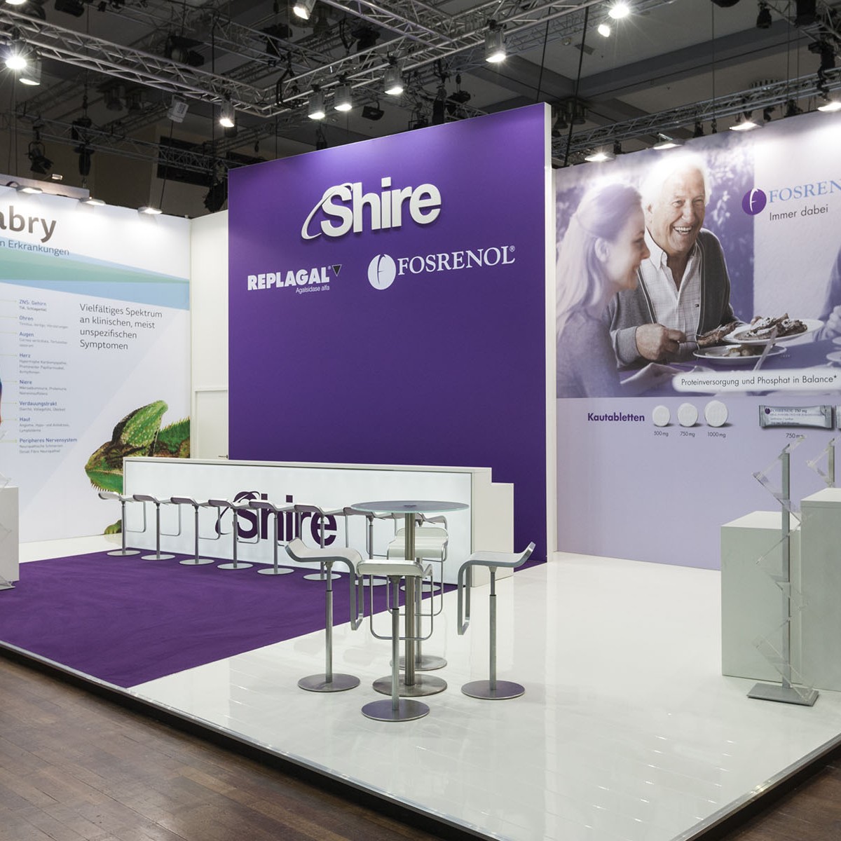 Shire DGfN Messestand von Blickfang Messebau Shire DGfN Messestand von Blickfang Messebau