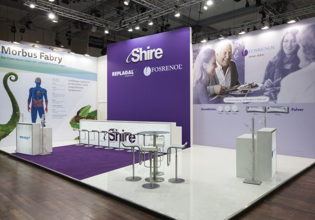 Shire DGfN Messestand von Blickfang Messebau