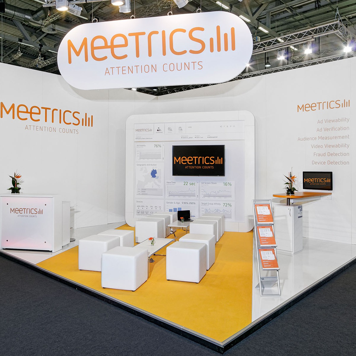 Meetrics Messestand dmexco Köln Meetrics Messestand dmexco Köln