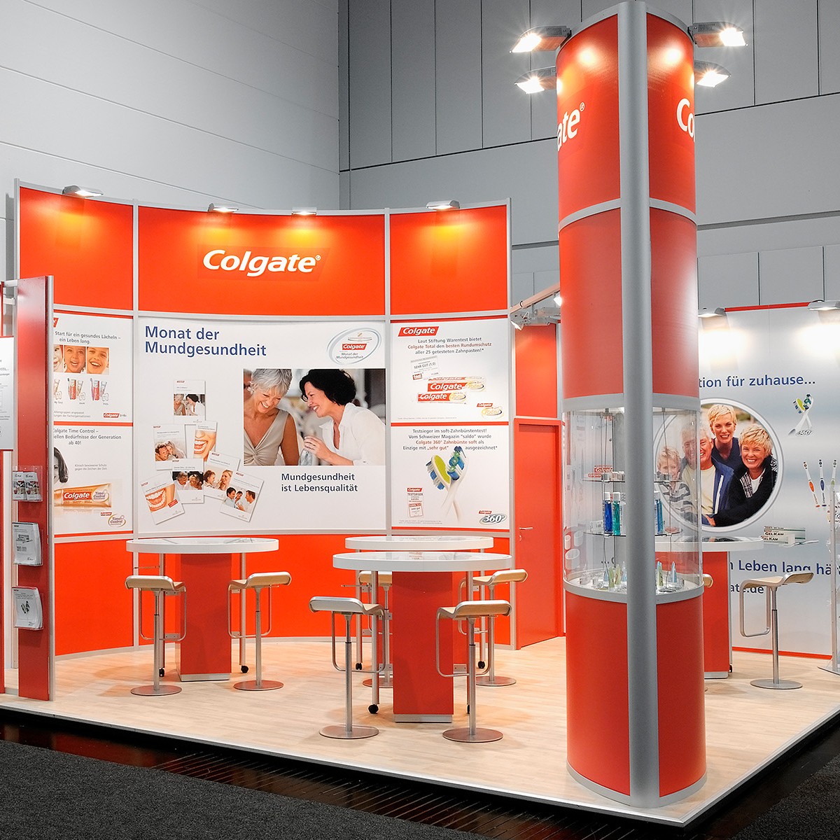 Colgate Messestand Colgate Messestand