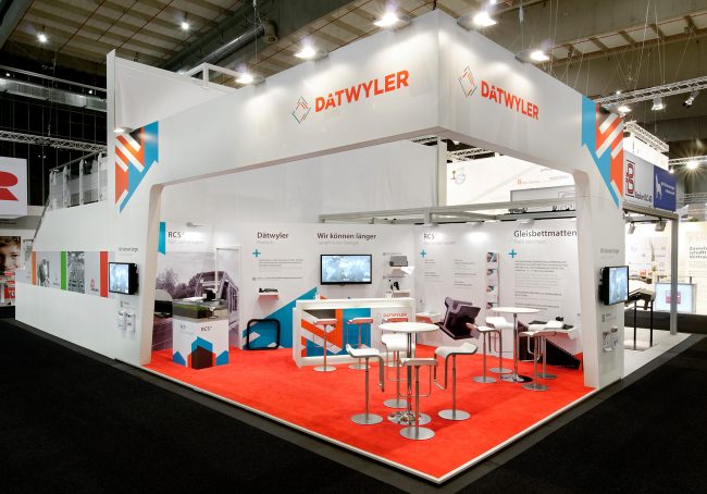 Daetwyler Messestand Innotrans