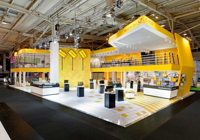 Messestand von Deutsche Post