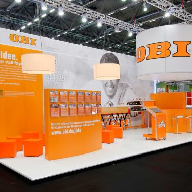 OBI Messestand auf dem Absolventenkongress in Köln