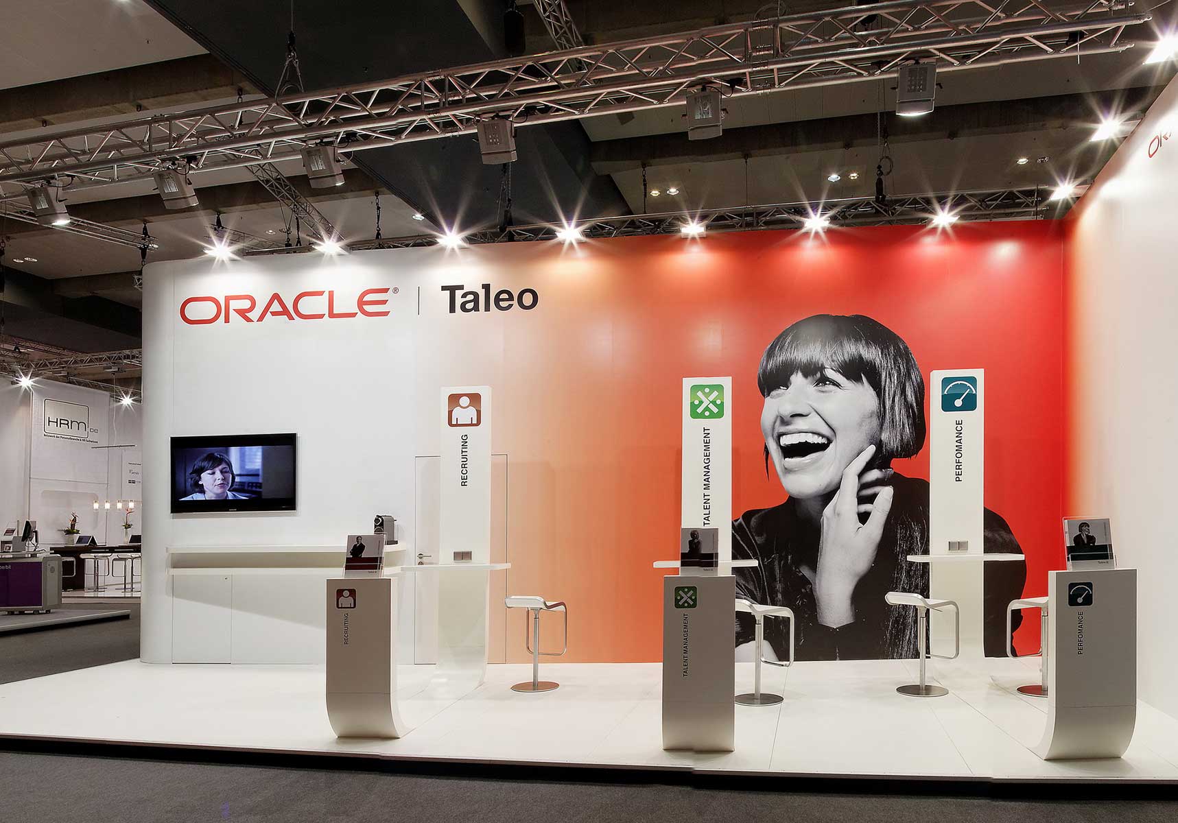 Messestand von ORACLE auf der Personal Nord in Hamburg
