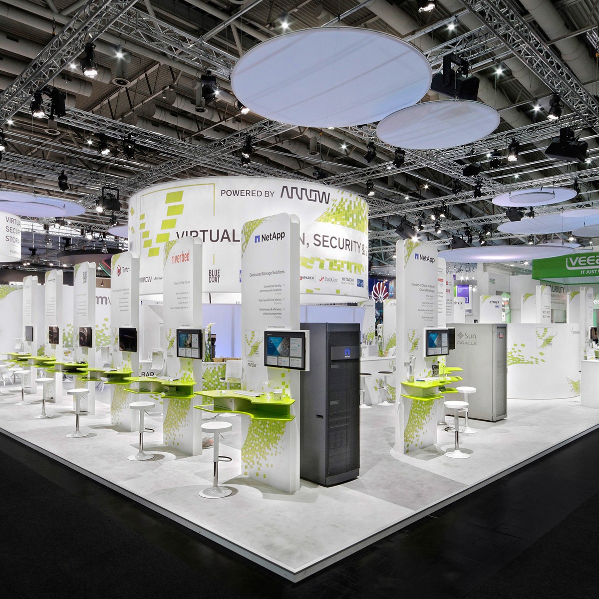 Arrow Messestand Cebit Hannover Messestand: Arrow Electronics, Inc. - Messe: CeBit - Messestandort: Hannover - Standfläche: 440m² - Standtyp: Inselstand