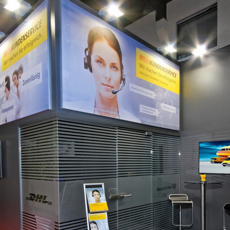 Messestand: Deutsche Post DHL Group - Messe: Call Center World - Messestandort: Berlin