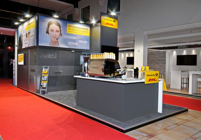 DHL Messestand Call Center World