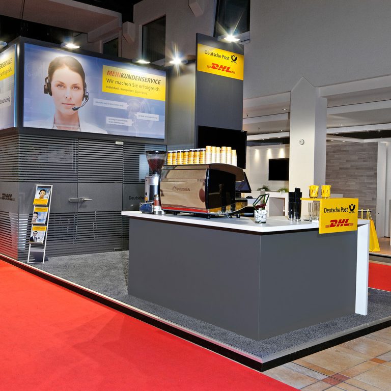 Messestand: Deutsche Post DHL Group - Messe: Call Center World - Messestandort: Berlin