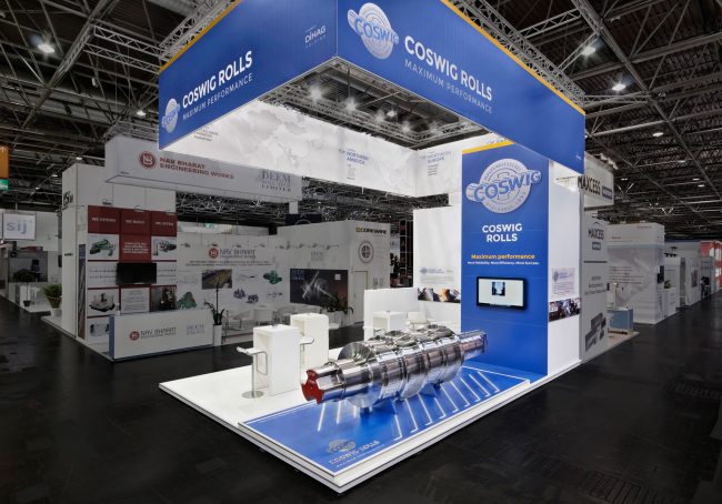 Messestand: Walzengießerei Coswig GmbH - Messe: Metec - Messestandort: Düsseldorf - Standfläche: 40m² - Standtyp: Kopfstand