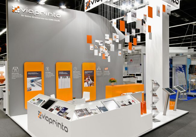 Messestand: viaprinto GmbH & Co. KG - Messe: Zukunft Personal - Messestandort: Köln - 30m² - Kopfstand