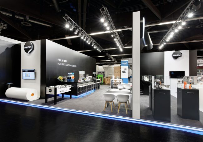 Polifilm Messestand Fachpack Nürnberg
