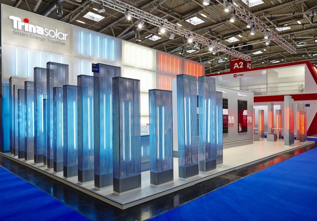 Trinasolar Messestand Intersolar