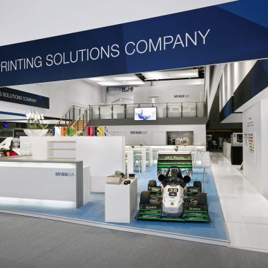 Messestand: Stratasys AG - Messe: Formnext - Messestandort: Frankfurt - 506m² - Inselstand